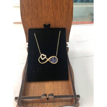 Besay Gold 14 Ayar Altın Sonsuzluk Kolyesi