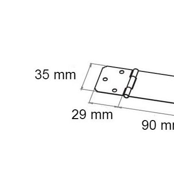 Beşel No:35 Krom Lüks Sandık Askısı
