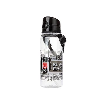 Beşiktaş 500 ml Kırılmaz Şeffaf Matara