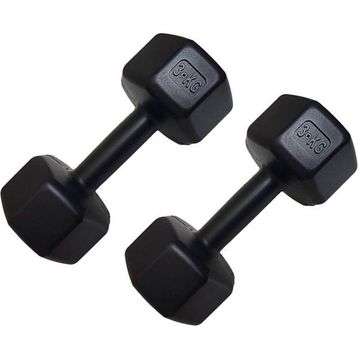 Besinistanbul 2x3 kg Siyah Köşeli Dambıl