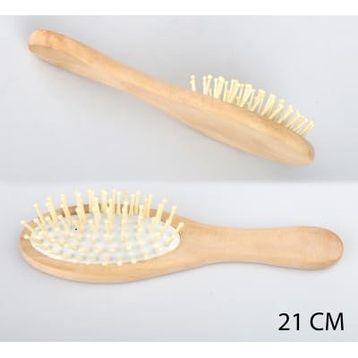 Beslenme Dedektifi ERL132 21 cm Ahşap Tarak Fırça