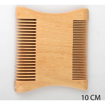 Beslenme Dedektifi TRK10-1 10 cm Kare Çift Taraflı Ahşap Tarak