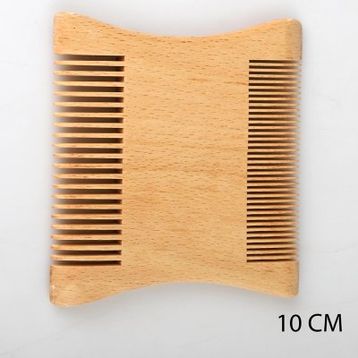 Beslenme Dedektifi TRK10-1 10 cm Kare Çift Taraflı Ahşap Tarak