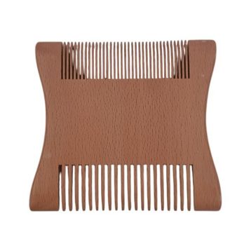 Beslenme Dedektifi TRK10-1 10 cm Kare Çift Taraflı Ahşap Tarak