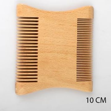 Beslenme Dedektifi TRK10-1 10 cm Kare Çift Taraflı Ahşap Tarak