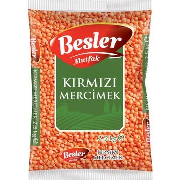 Besler 2,5 kg Kırmızı Mercimek