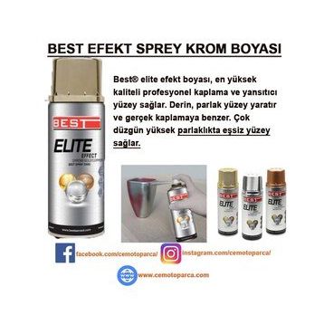Best 400 ml Elite Efekt Krom Boyası