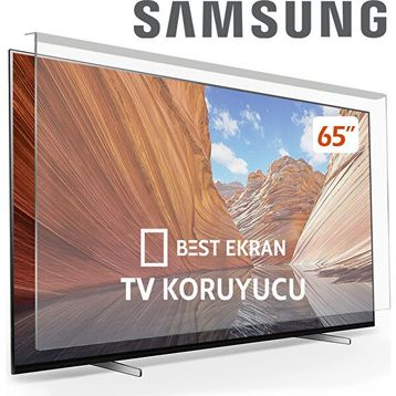 Best Ekran Beko 65 İnç 164 cm Tak Çıkar Şeffaf Askı İpli Tv Ekran Koruyucu