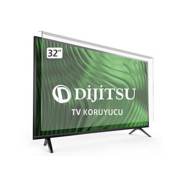 Best Ekran Dijitsu 32 İnç 80 cm Tak Çıkar Şeffaf Askı İpli Tv Ekran Koruyucu Camı