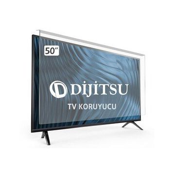 Best Ekran Dıjıtsu DJTV50SF 50 İnç 126 Tak Çıkar Şeffaf Askı İpli Tv Ekran Koruyucu Şeffaf Paneli