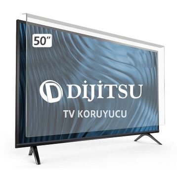 Best Ekran Dıjıtsu DJTV50SF 50 İnç 126 Tak Çıkar Şeffaf Askı İpli Tv Ekran Koruyucu Şeffaf Paneli