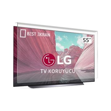 Best Ekran Samsung 55 İnç 138 Ekran Tak Çıkar Şeffaf Askı İpli Tv Ekran Koruyucu