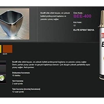 Best Elite Efekt 400 ml Altın Sprey Boya
