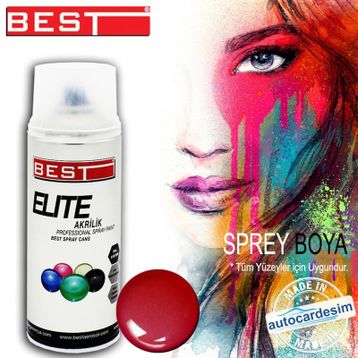 Best Kırmızı Sprey Boya 250 ml