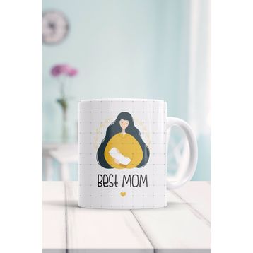 Best Mom Baskılı Kupa
