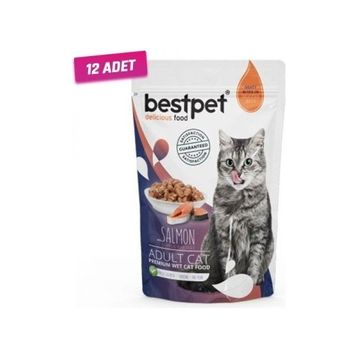 Best Pet Adult Jelly Pouch Somonlu 12x85 gr Kedi Maması