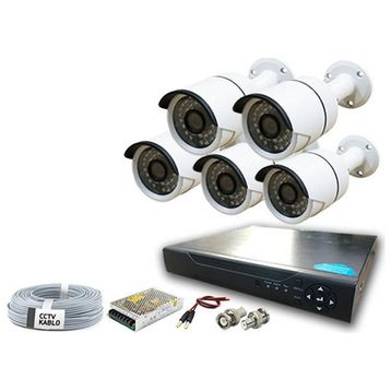 Besta BG-1415 2MP 1080P Full HD 5 Kameralı AHD Güvenlik Seti