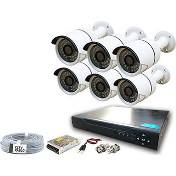 Besta BG-1416 2MP 1080P Full HD 6 Kameralı AHD Güvenlik Seti