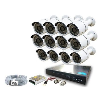 Besta BG-1422 2MP 1080P Full HD 12 Kameralı AHD Güvenlik Seti