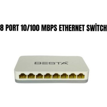 Besta BST-08 8 Port 10/100 Mbps Ethernet Switch
