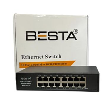 Besta BST-16 16 Port 10/100 Mbps Ethernet Switch