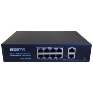 Besta BST820G 8 Port Gigabit 10/100/1000 Mbps Poe Switch