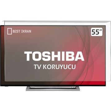 Bestoclass 8562147537823 Toshiba 139 Ekran Curved 55 İnç Uyumlu TV Ekran Koruyucu