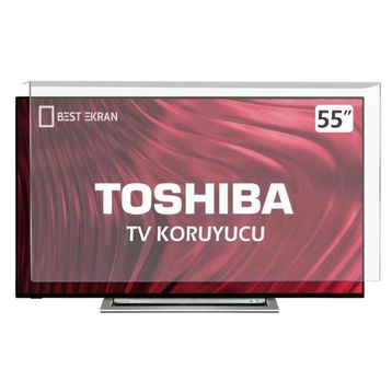 Bestoclass 8562147537852 Toshiba 55 İnç 139 Ekran Uyumlu TV Ekran Koruyucu