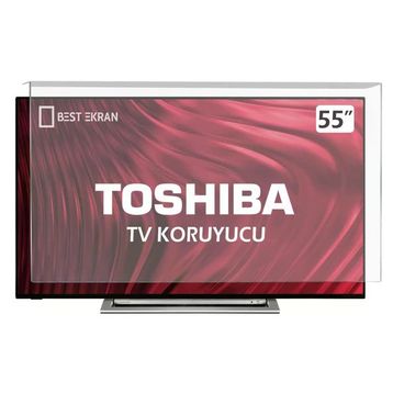 Bestoclass 8562147537852 Toshiba 55 İnç 139 Ekran Uyumlu TV Ekran Koruyucu