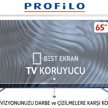 Bestoclass 8562147538184 Profilo 65 İnç 165 Ekran Uyumlu TV Ekran Koruyucu