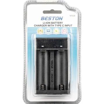 Beston M7028 18650/21700/2660 Type-C Çıkışlı 1.2V Hızlı Pil Şarj Cihazı