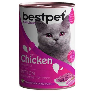 Bestpet 400 gr Gravy Kitten Parça Tavuk Etli Yavru Kedi Konservesi