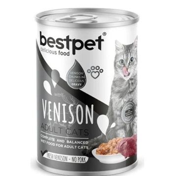 Bestpet Geyikli 400 gr Yetişkin Kedi Konserve Maması