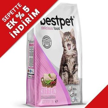 Bestpet Kitten Tavuk Etli ve Pirinçli 15 kg Yavru Kedi Maması