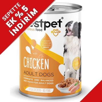 Bestpet Tavuk Etli Parça Etli ve Jöleli 400 gr Köpek Konservesi