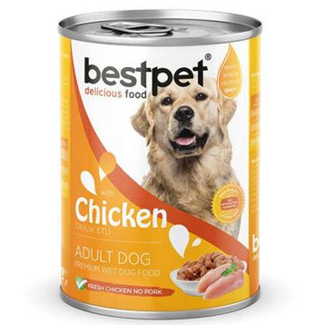 Bestpet Tavuk Etli Parça Etli ve Jöleli 400 gr Köpek Konservesi