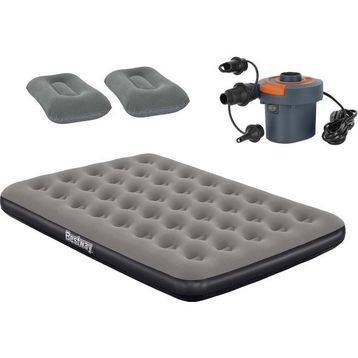 Bestway 671GZ El Pompası + Yastık ve 2 Kişilik Şişme Yatak