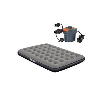 Bestway 671GZ El Pompası + Yastık ve 2 Kişilik Şişme Yatak