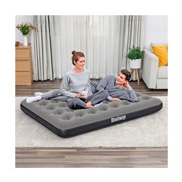 Bestway 671GZ El Pompası + Yastık ve 2 Kişilik Şişme Yatak