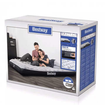 Bestway 67836 203x152 cm Beyaz 2 Kişilik Pompalı Şişme Yatak