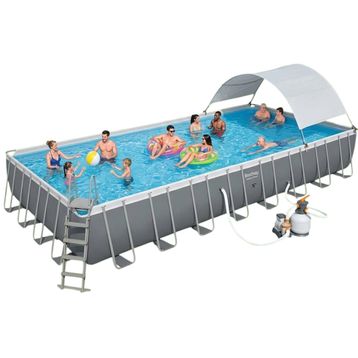 Bestway BW600 56623 956x488x132 cm Gölgelikli Prefabrik Havuz Seti