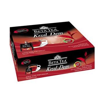 Beta Tea 100'lü Kızıl Dem Bardak Poşet Siyah Çay