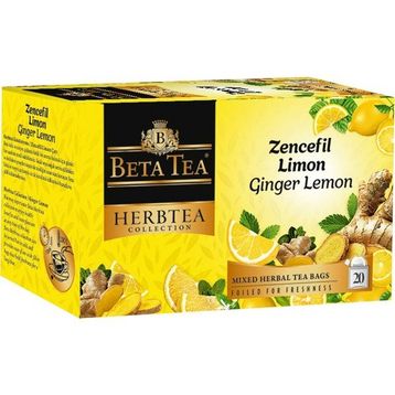Beta Tea 20'li 2 gr Beta Herbtea Collection Zencefil Limon Çayı