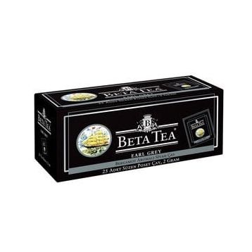 Beta Tea Earl Grey Bergamot Tomurcuk 25'li 2 gr Bardak Poşet Çay