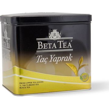 Beta Tea Taç Yaprak 400 gr Metal Ambalaj Türk Çayı