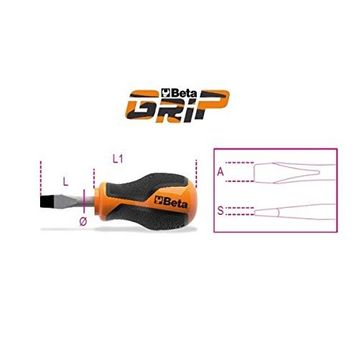 Beta Tools 1260N 6.5X30 mm Topaç Düz Tornavida
