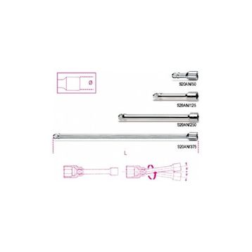 Beta Tools 920AN 250 mm Açılı Lokma Uzatması