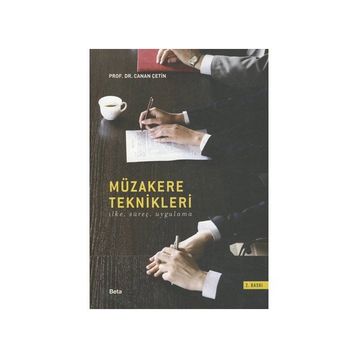Beta Yayınevi Müzakere Teknikleri