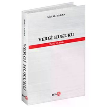 Beta Yayınevi - Vergi Hukuku