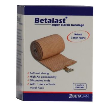 Betalast 6 cm x 3.5 mt Süper Elastik Bandaj
